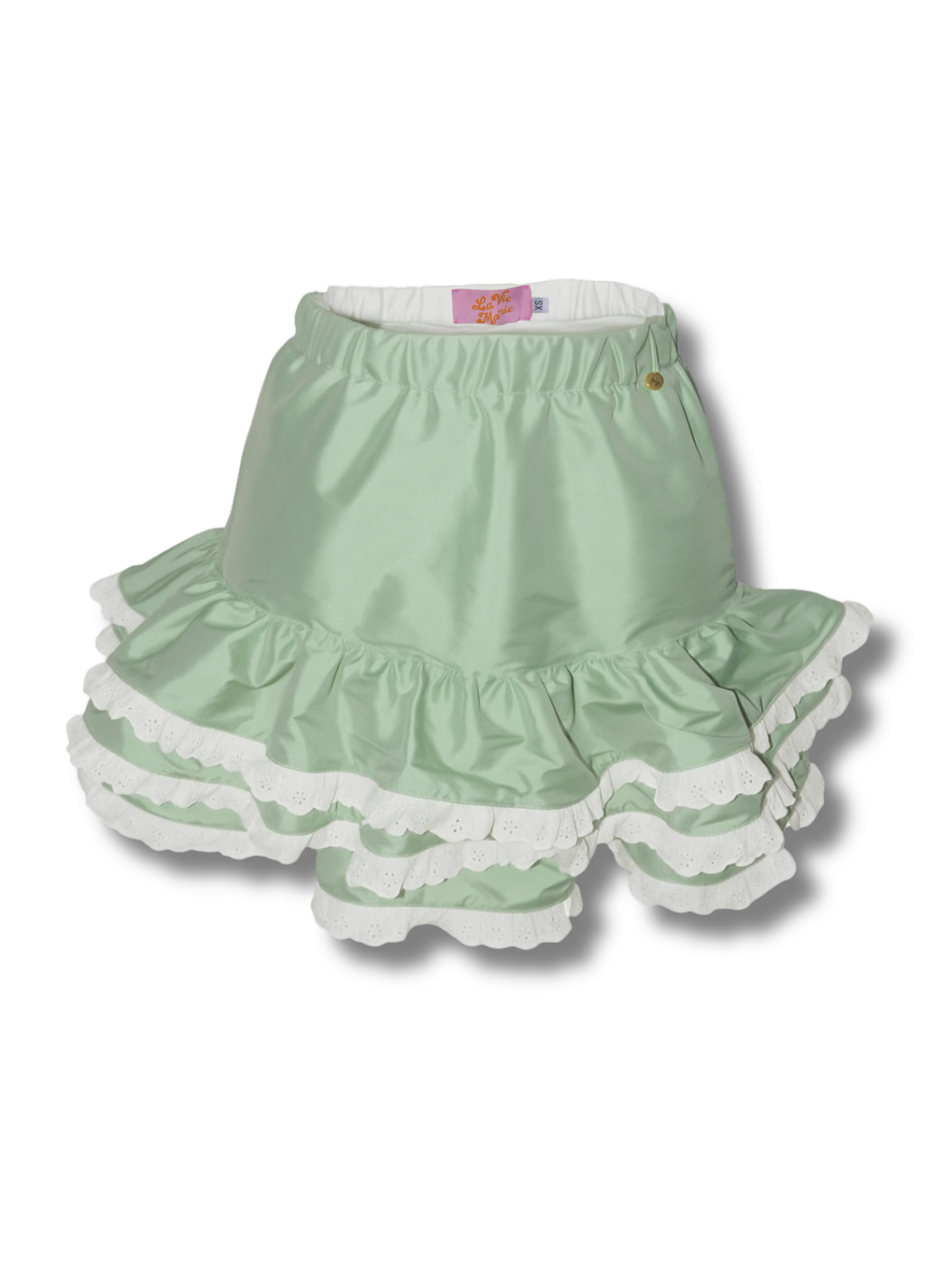 Belleville skort lime