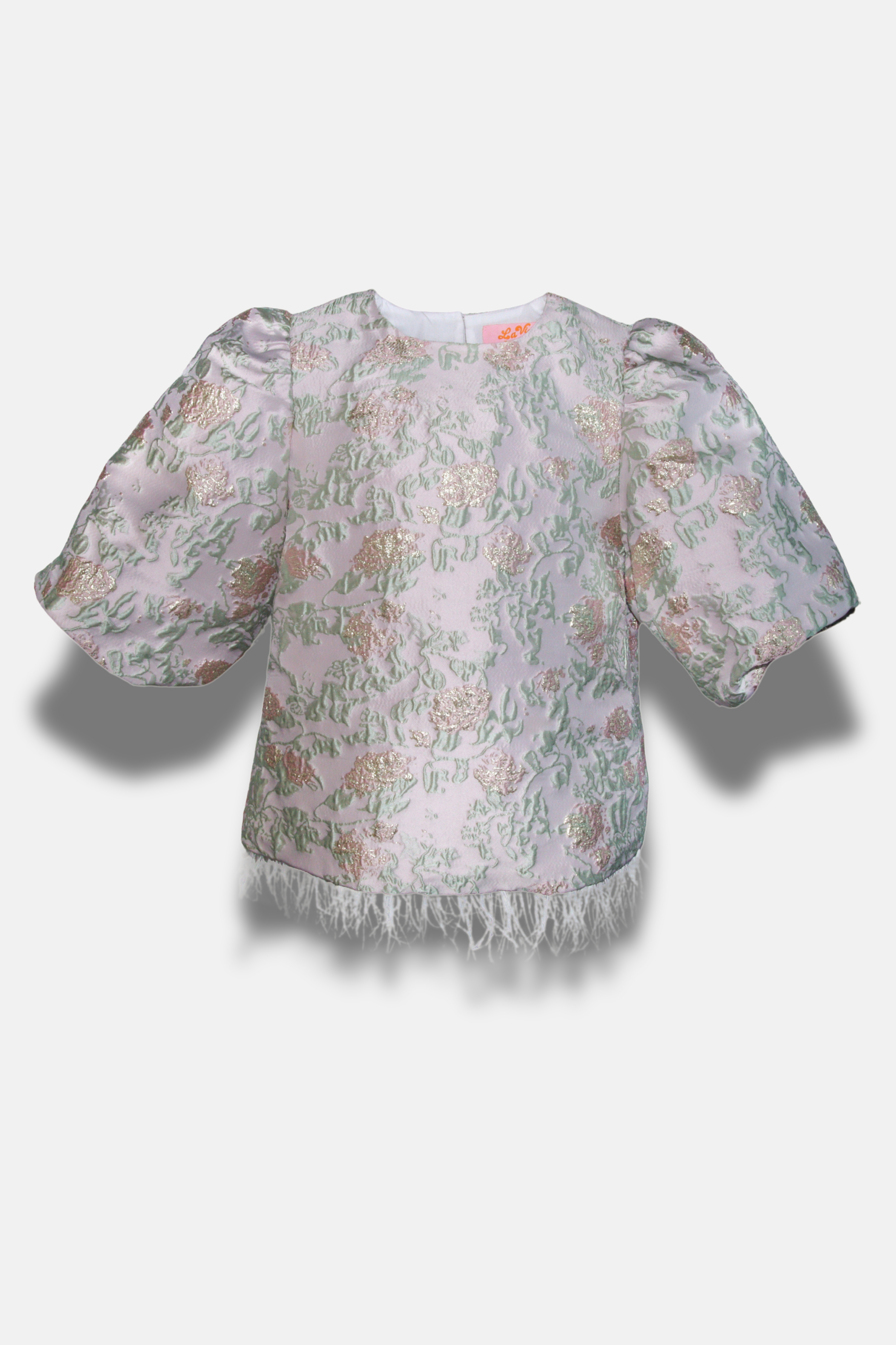 Plume de jacquard blouse